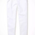 American Eagle NWOT  AE '90s Straight Jean white 14 Stretch Photo 3