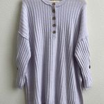 Free People Lavender Light Purple Around The Clock Soft Knit Pullover Sweater Photo 4