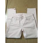 7 For All Mankind Women’s Stretchy Distressed Skinny Jeans Light Pink Size 24 Photo 0