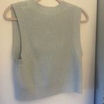 H&M Light Blue Knit Sweater Vest Photo 3