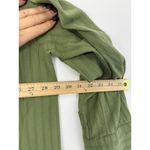 We The Free Free People  Big Bow Pullover XL Green Gauze Peasant Blouse Boho Photo 7