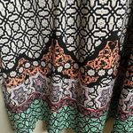 Style & Co  Catalina Hideaway lace up tunic Sevilla Tile Size 1X Boho look Photo 3