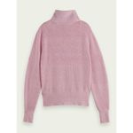 Scotch & Soda  Pink Long Sleeve Turtleneck Wool Blend Pullover Sweater Size M Photo 3