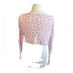 Urban Outfitters Out From Under Medium Cropped Lettuce Hem Top 100% Cotton Strawberry Coquette Photo 2