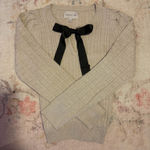 Adelyn Rae beige knit sweater  Photo 0