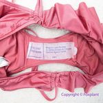 Seafolly NEW Ruffled Side-Tie Hipster Bikini Bottom Swimwear in pink, US size 8 Photo 10