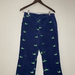 Lilly Pulitzer Vintage  Corduroy Whale Embroidered Pants Photo 1