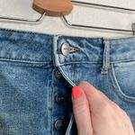 Warp + Weft Ibiza High Rise festival Distressed Blue Denim Jean Shorts Size 31 Photo 6