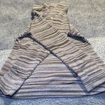 Kuhl piper cowl neck stripe long sleeve brown/ gray sweatshirt small Photo 7