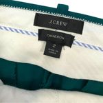 J.Crew  Cameron Four Season Crop Pants Dark Spruce Green size 2 EUC Photo 4