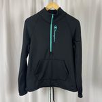 Champion Small Fleece Oversized Half Zip Pullover Sweatshirt Mint Green Athletic Photo 0