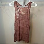 BKE  Lace Tank Top in Mauve Photo 1
