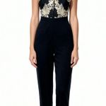 Adelyn Rae  Lizette Jumpsuit Black Embroidered Lace Size XS New With Tags Photo 0