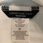 Carmen Marc Valvo  White Capri Beach Cover  New Photo 3