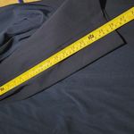 Kay Unger  Women's Pleated Crepe‎ Walk Thru Jumpsuit Navy sz 8 NWT Photo 10