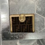 Fendi Zucca Gold Compact Wallet with Marks Photo 5