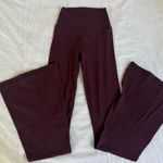 Aerie  Offline Burgundy Flared Leggings Photo 0