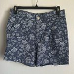 Jachs Girlfriend  Blue and White Bermuda Shorts Photo 0