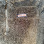 Vineyard Vines Vineyard Vines Womens XL Pullover Fleece Quarter Zip Gray Cozy Soft Photo 8