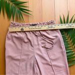 ZARA  Blush Pink Tapered Drawstring Pants – Size Small Photo 3