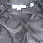 Vince NWOT Short Sleeve Black Off-the-Shoulder Midi Faux Wrap Dress size XS Photo 7