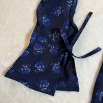 Treasure & Bond V-Neck Tie Front Floral Print Button Up Shirt Size Medium NEW Photo 8