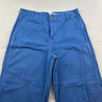 Old Navy Cornflower Blue Dyed Denim High Rise Baggy Wide Leg Pants 12 Photo 1