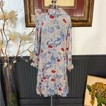 Roller Rabbit  Floral Tiered Bohemian Tassle Dress ~ Size Small 🧡🍄 Photo 6