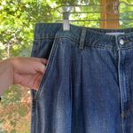 Ann Taylor LOFT Women's Pleated High Rise Wide Leg Trouser Jeans Size 14. NEW Photo 4