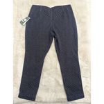 Lysse  Women Slimming Crop Pants 2X Multicolor Striped Shapeware Zipper Ankle Photo 1