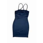 Glare  Black Short‎ Bodycon Spaghetti Strap ￼Dress Womens Size Medium Look Small Photo 1