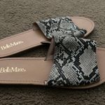 Bella Marie Snakeskin Sandals Photo 0