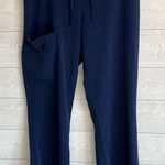 Women’s Jockey Navy scrub pants Size Medium petite Blue Photo 0