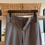 Banana Republic Mid-Rise Plaid Italian Fabric Ankle Woven Career Dress Pant, 0 Photo 5