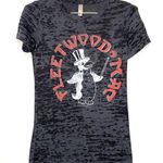 Next Level Apparel Fleetwood Mac Penguin Graphic Black Burnout Tee Size Medium Photo 0