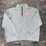 NHL Detroit Red Wings Quarter Zip Pullover Sweatshirt Size 2XL Gray Photo 0