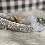 Badgley Mischka Womens Glitter Flats Photo 2