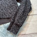 Abercrombie & Fitch Soft A&F Collection Navy Black Animal Print Pullover Photo 4