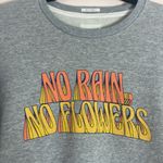 Mother The Drop warmup gray sweatshirt No Rain No Flowers XS NWT Photo 2