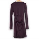 Aritzia , Wilfred Free - Deep Purple Long Sleeve Shirt Dress w/ Open Back - L Photo 1