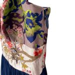 Moulinette Soeurs Anthropologie Tulle Skirt Brocade Dress Size 6 Floral Velvet Photo 7