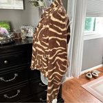 Lauren Jeans Co. Brown & Tan Animal Print Denim Jacket Western Safari Size M Size M Photo 3