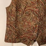 Pendleton Vintage  paisley print button down vest, size 10P Photo 2