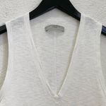 ALL SAINTS Ivory White Rosen Vest Side Cinched Ribbed Sleeveless Tank Size M Photo 10