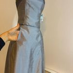 Adrianna Papell New.  Occasion Elegant Two-Piece Grey Dress with Beaded Top Photo 5