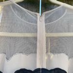 Julia Jordan  Black Tan Mesh Printed Dress | 8 Photo 1