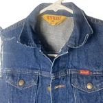 Rustler  Women’s Sz Small Denim Jean Vest Vintage Photo 1