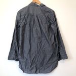 J.Crew Tuxedo Beach Tunic Muted Blue Denim Look Chambray Long Sleeve Cotton S Photo 9