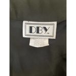 DBY Women Jacket Size 11 Olive Green Short Sleeve Open Zipper Photo 5