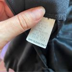 Vintage 80’s Solid Black Satin Button Accent Cocktail Dress Size 4 Photo 10